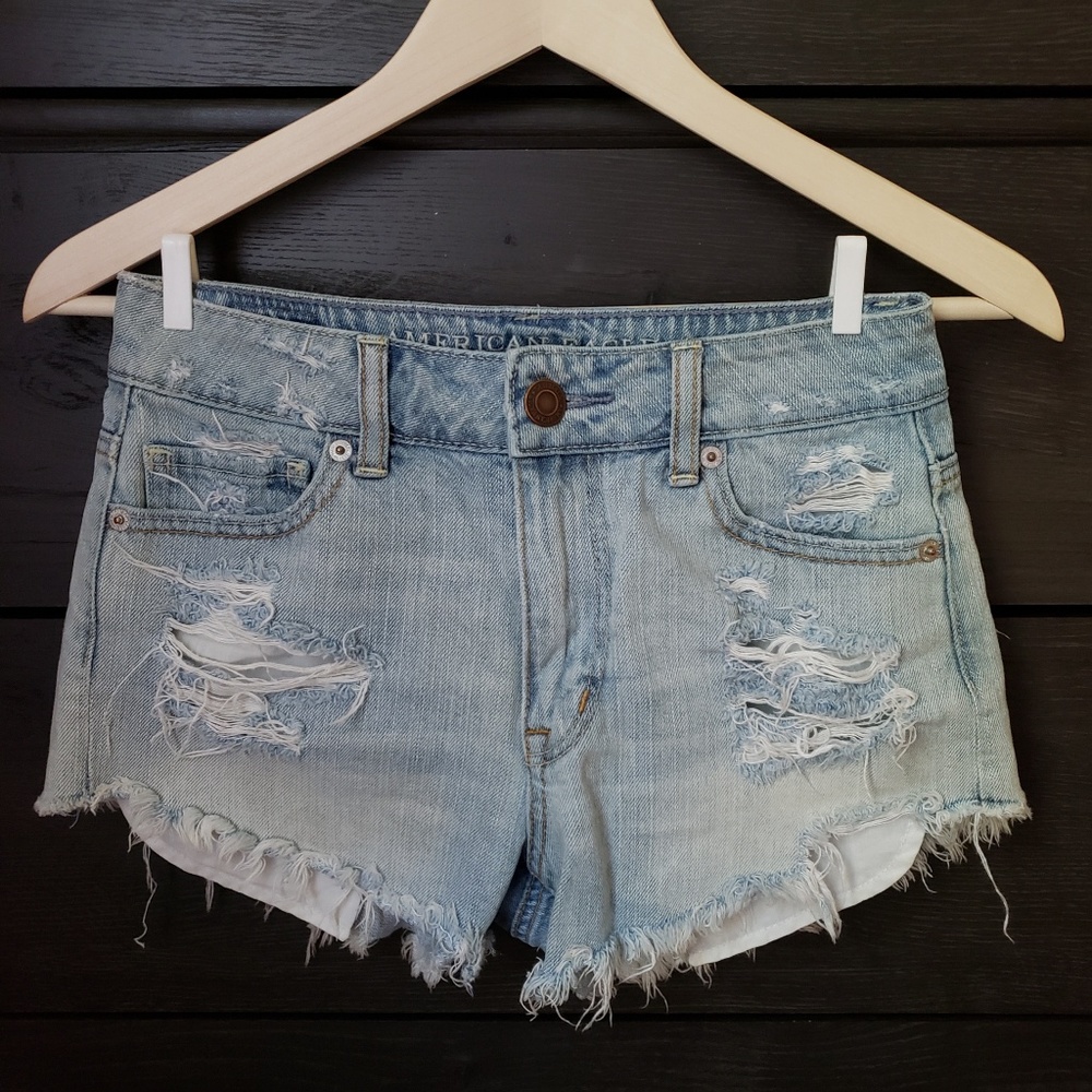 AE HIGH-WAISTED FESTIVAL DENIM SHORT